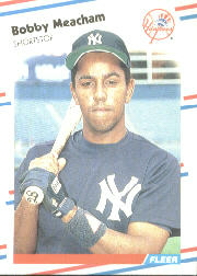 1988 Fleer Baseball Cards      215     Bobby Meacham